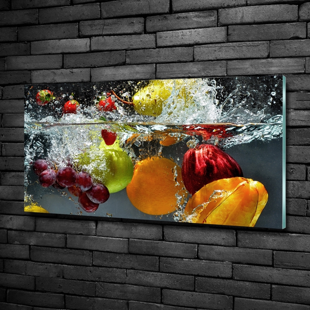 Tableau photo sur verre Légumes et fruits