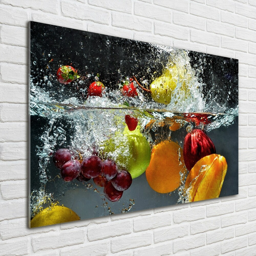 Tableau photo sur verre Légumes et fruits