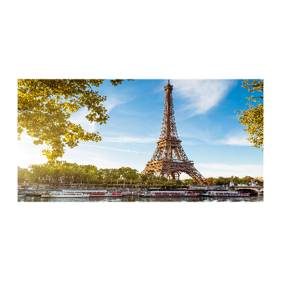 Tableau photo sur verre Tour Eiffel Paris France