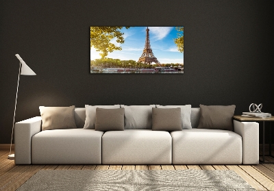 Tableau photo sur verre Tour Eiffel Paris France