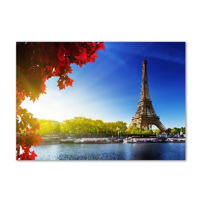 Tableau photo sur verre Tour Eiffel France