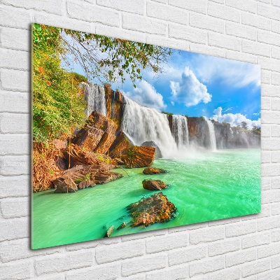 Tableau photo sur verre Cascade