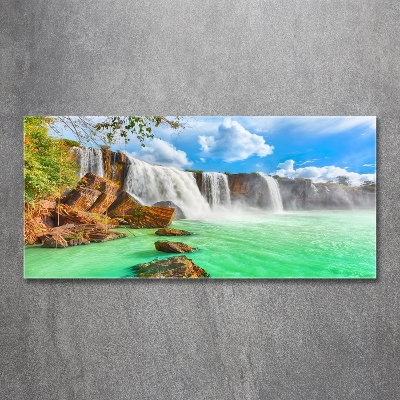 Tableau photo sur verre Cascade