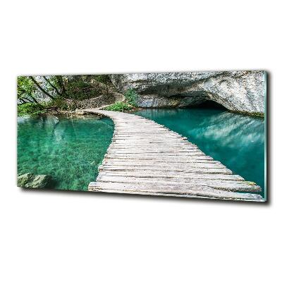 Tableau imprimé sur verre Lacs de Plitvice