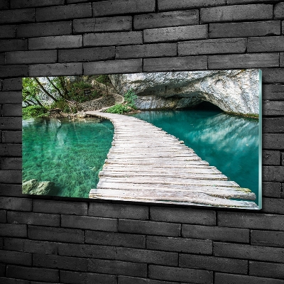 Tableau imprimé sur verre Lacs de Plitvice