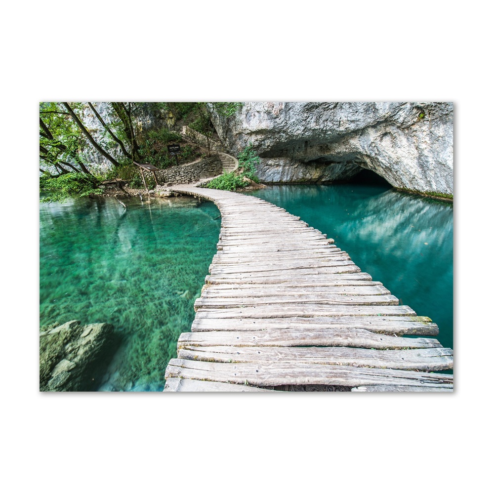 Tableau imprimé sur verre Lacs de Plitvice