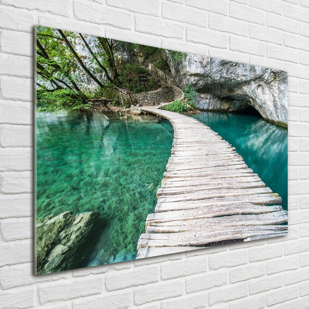 Tableau imprimé sur verre Lacs de Plitvice