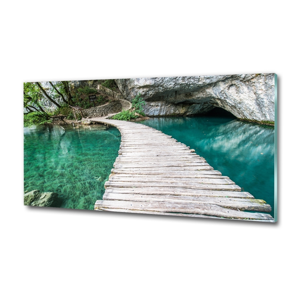 Tableau imprimé sur verre Lacs de Plitvice