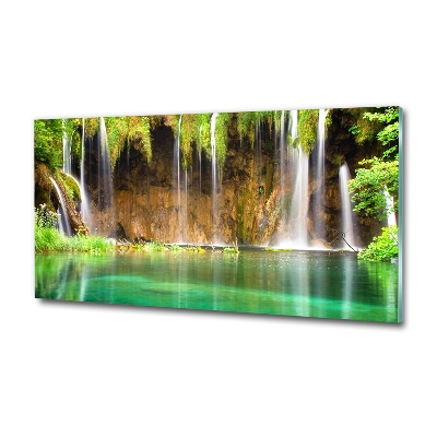 Tableau en verre Lacs de Plitvice