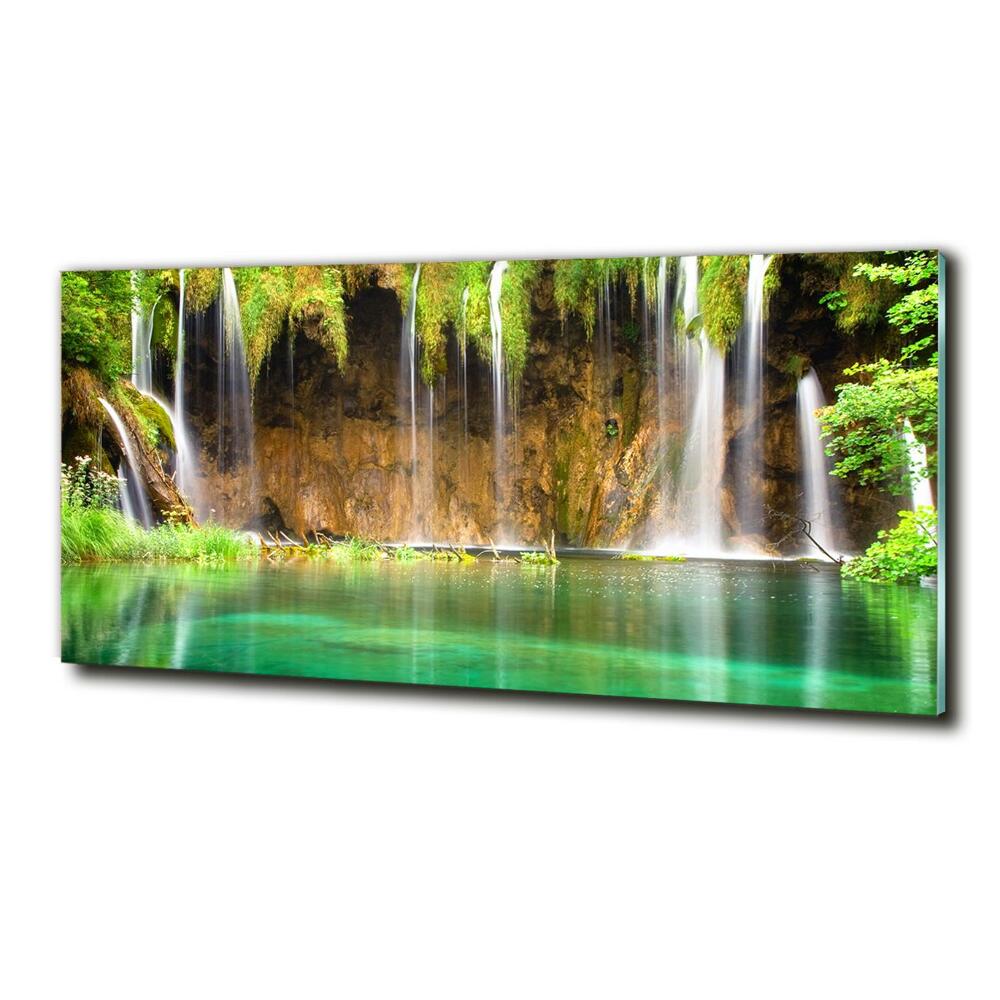 Tableau en verre Lacs de Plitvice