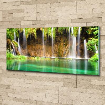 Tableau en verre Lacs de Plitvice