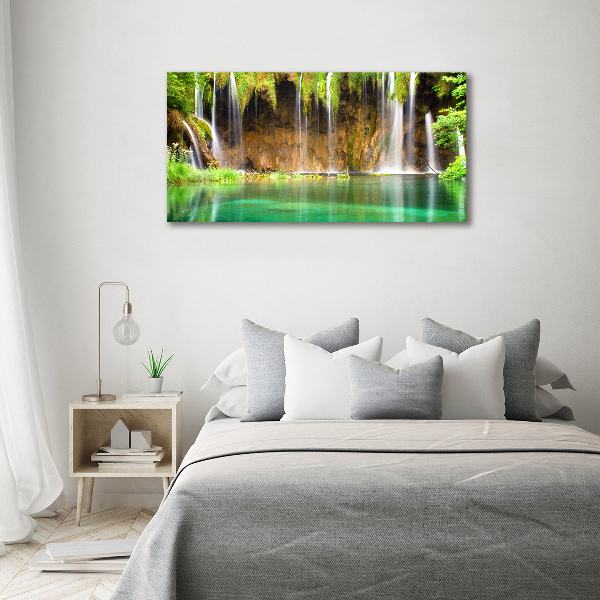 Tableau en verre Lacs de Plitvice