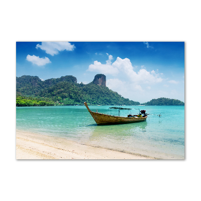 Tableau photo sur verre Bateau