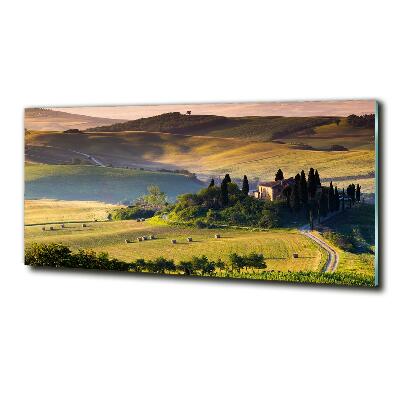 Tableau sur verre Toscane Italie