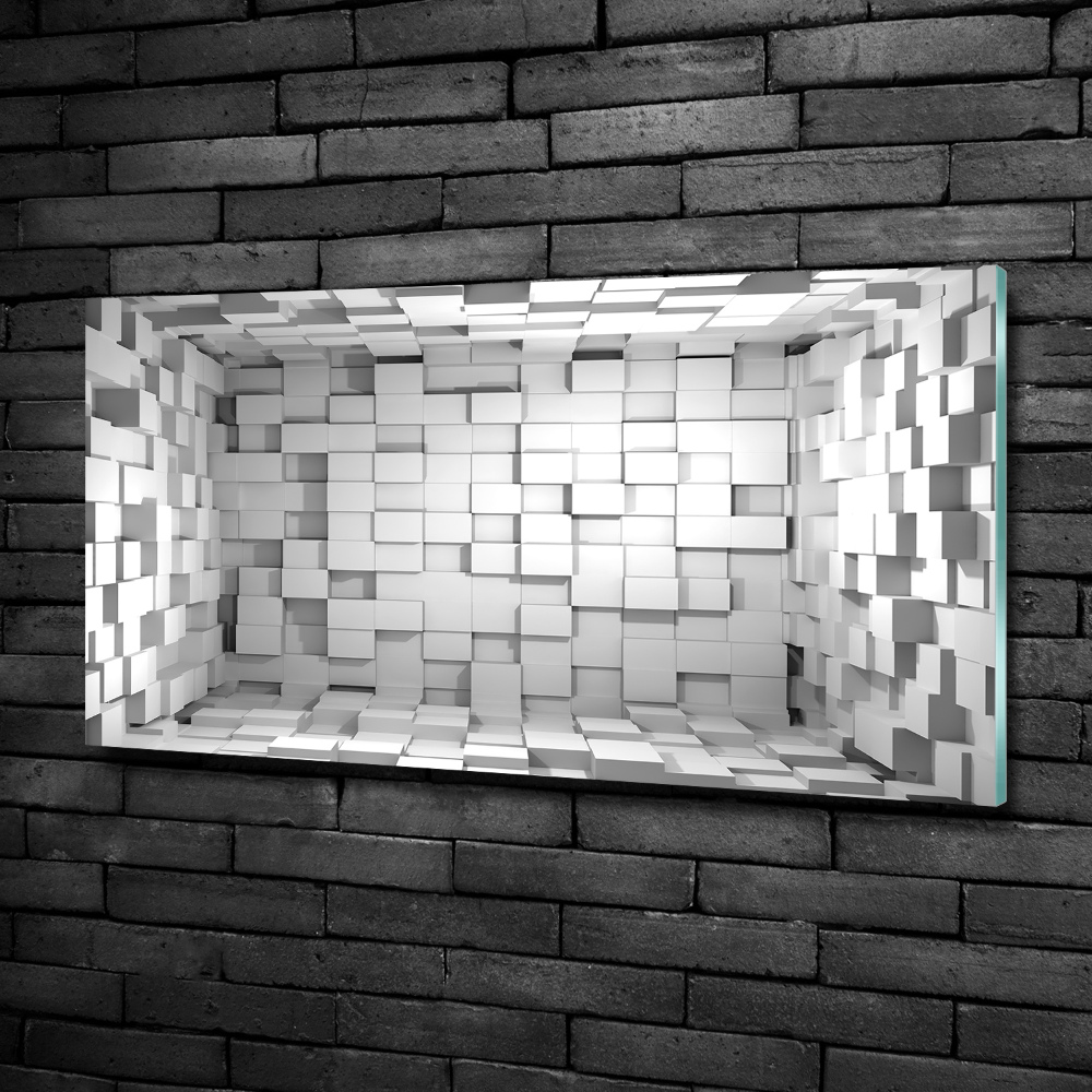 Tableau en verre Cubes