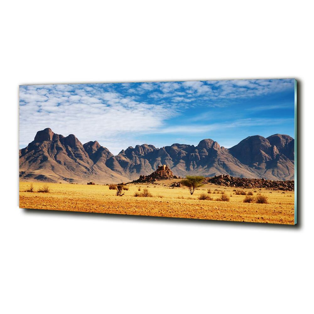 Tableau photo sur verre Rochers en Namibie