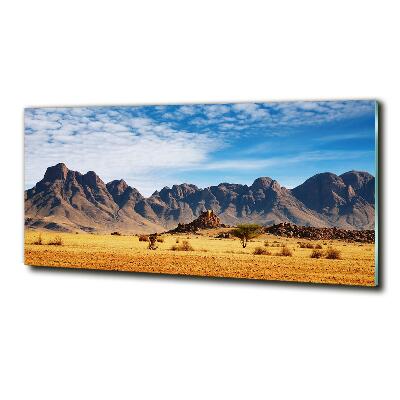 Tableau photo sur verre Rochers en Namibie