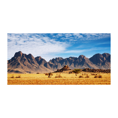 Tableau photo sur verre Rochers en Namibie