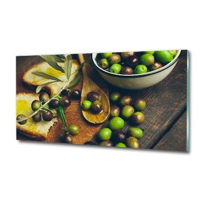 Tableau imprimé sur verre Olives