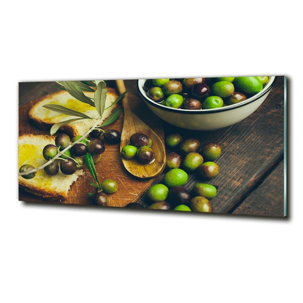 Tableau imprimé sur verre Olives