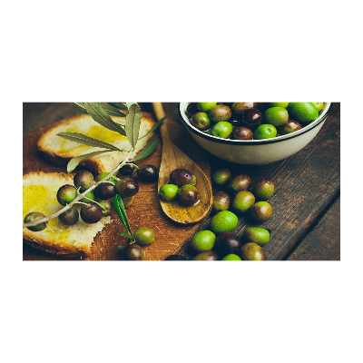 Tableau imprimé sur verre Olives