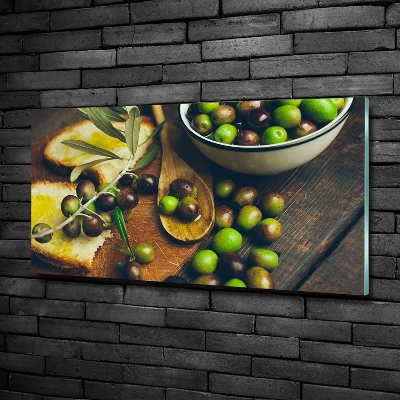 Tableau imprimé sur verre Olives