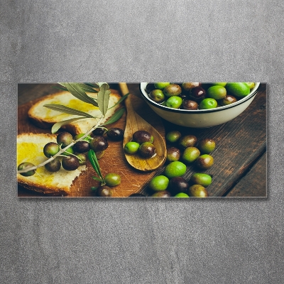 Tableau imprimé sur verre Olives