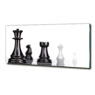 Tableau photo sur verre Pièce d'échecs