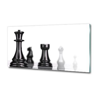 Tableau photo sur verre Pièce d'échecs