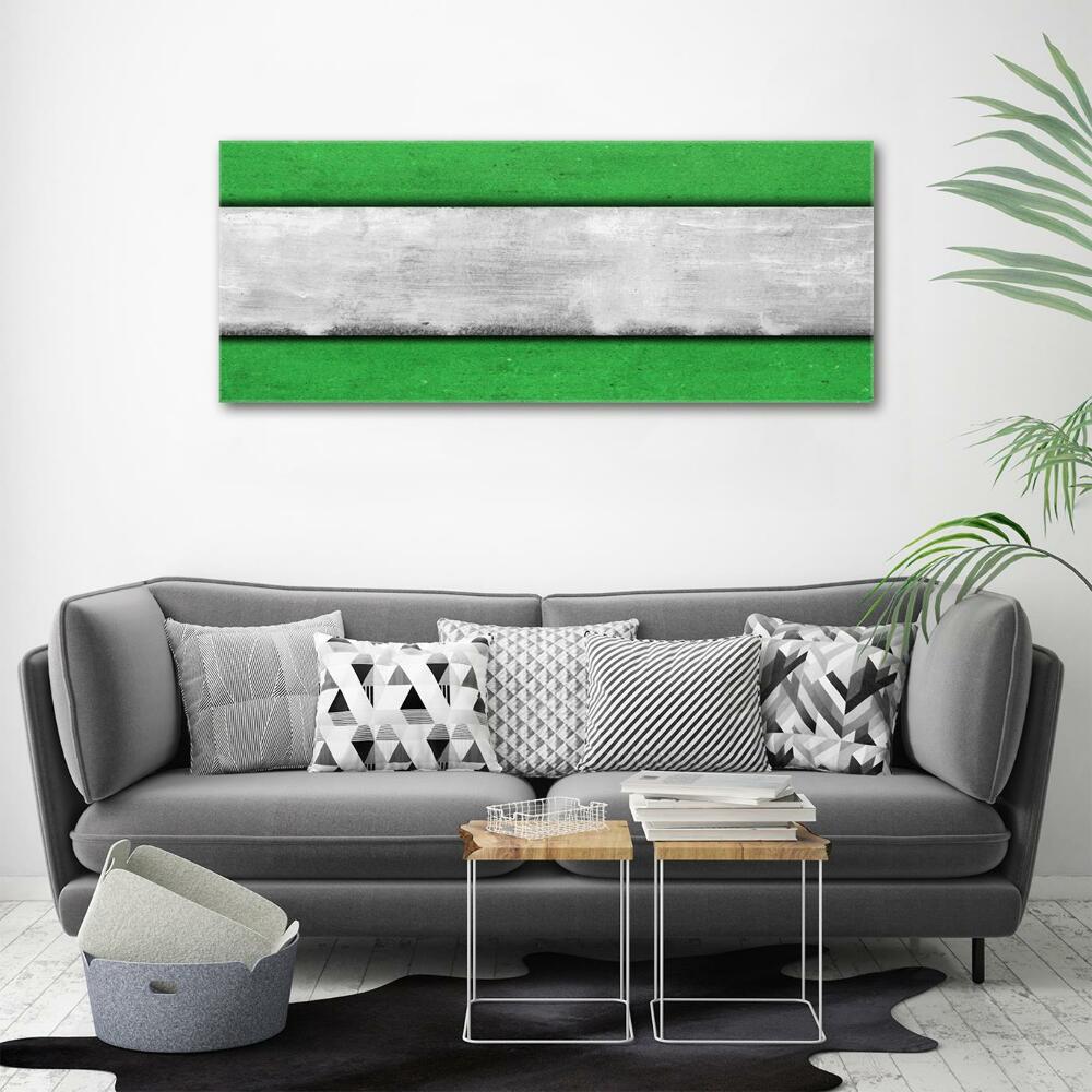 Tableau en verre Mur vert