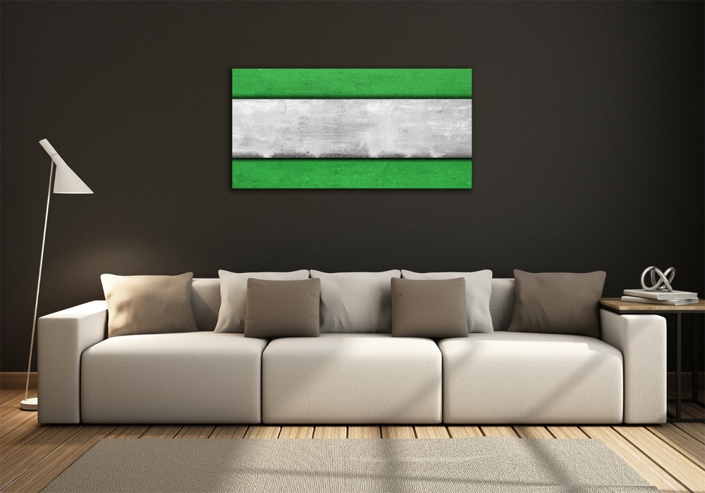 Tableau en verre Mur vert