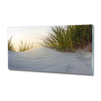 Tableau sur verre Les dunes de mer