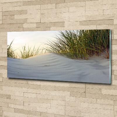 Tableau sur verre Les dunes de mer