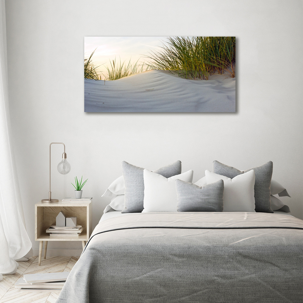 Tableau sur verre Les dunes de mer