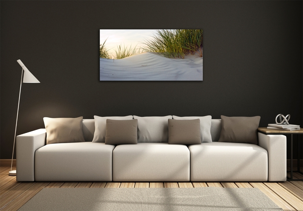 Tableau sur verre Les dunes de mer