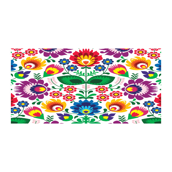 Tableau sur verre Motif ethnique