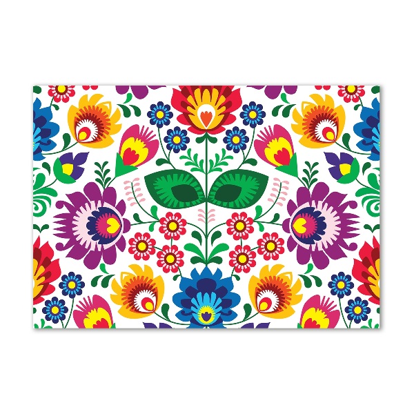 Tableau sur verre Motif ethnique