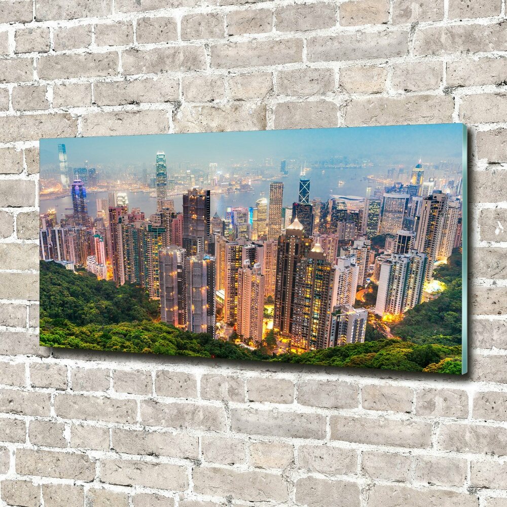 Tableau imprimé sur verre Hong Kong