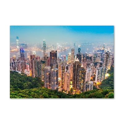 Tableau imprimé sur verre Hong Kong