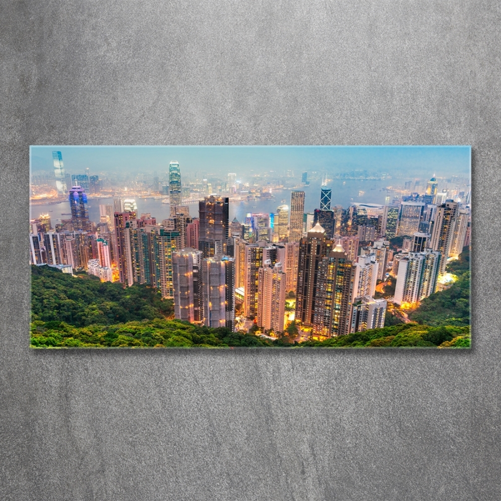 Tableau imprimé sur verre Hong Kong