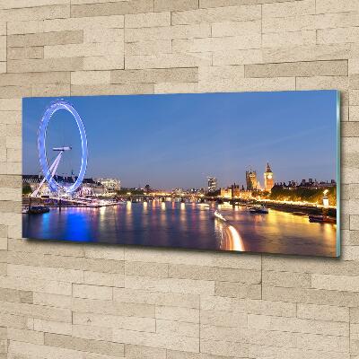 Tableau imprimé sur verre London Eye Londres