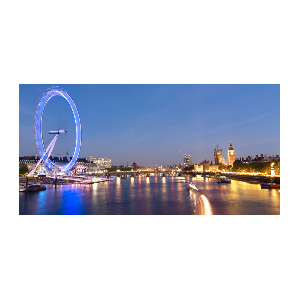 Tableau imprimé sur verre London Eye Londres