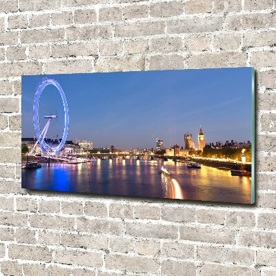 Tableau imprimé sur verre London Eye Londres