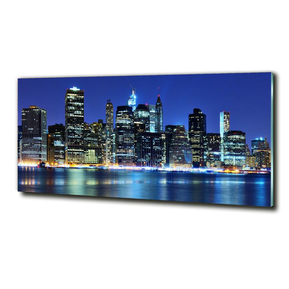 Tableau sur verre Manhattan