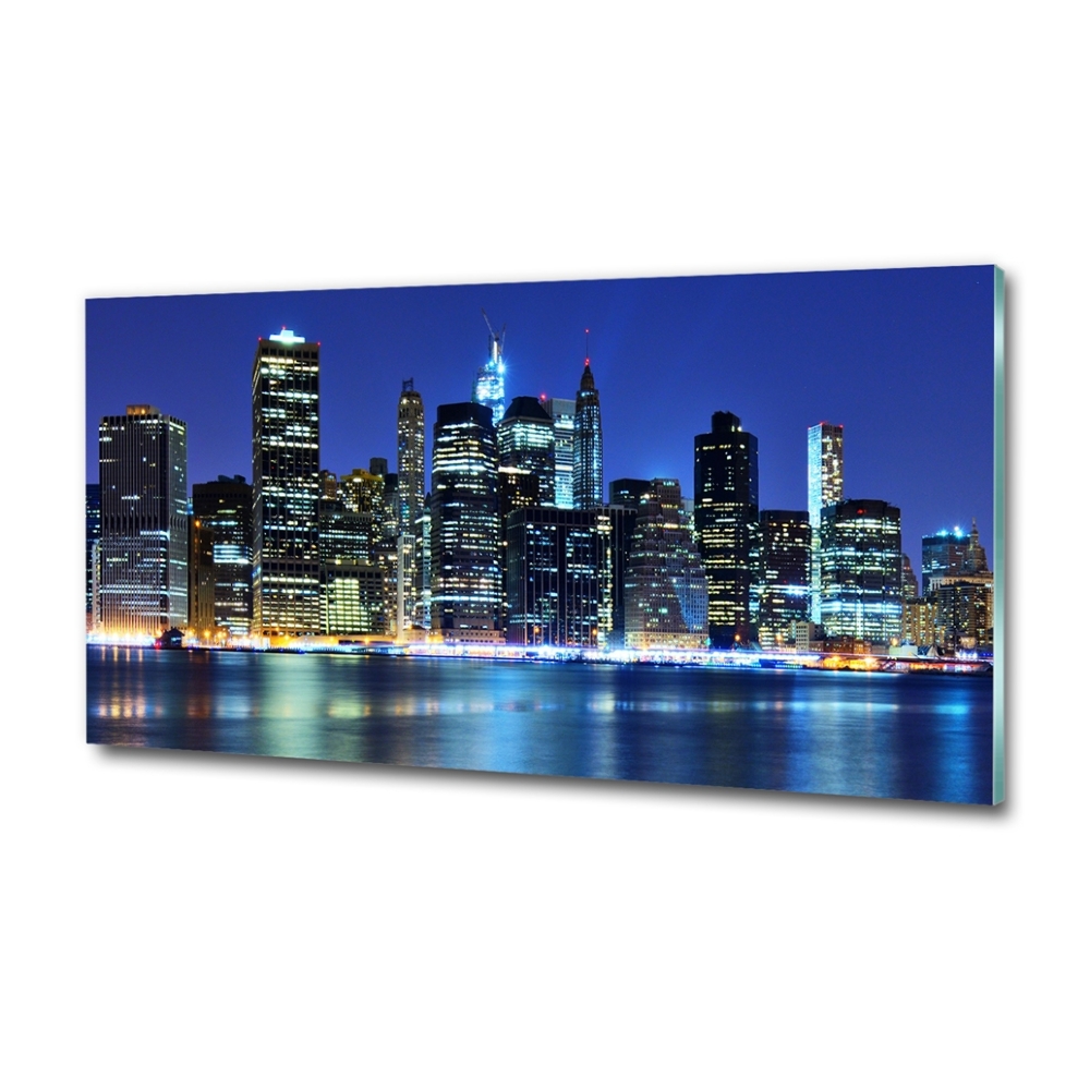 Tableau sur verre Manhattan