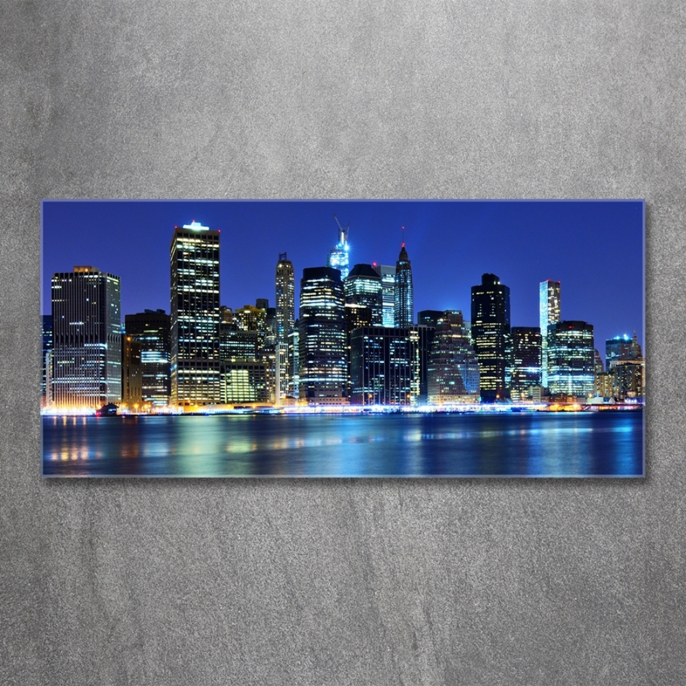 Tableau sur verre Manhattan