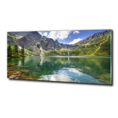 Tableau en verre Le lac Morskie Oko Tatry