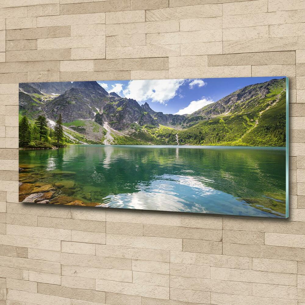 Tableau en verre Le lac Morskie Oko Tatry