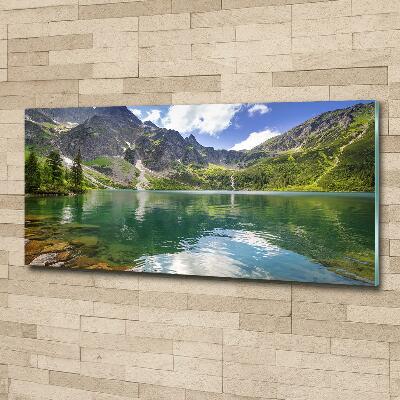 Tableau en verre Le lac Morskie Oko Tatry