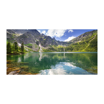 Tableau en verre Le lac Morskie Oko Tatry